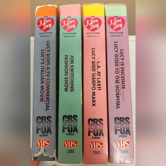 4 I Love Lucy VHS Tapes Volume 1,2,3,4 - Picture 5 of 5